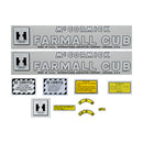 Decal Set for International / Farmall Cub 1949-1954 Mylar - "McCORMICK FARMALL CUB" - Quality Farm Supply