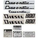Decal Set for Case 800 Case-o-matic Diesel - Quality Farm Supply