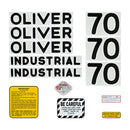 Decal Set for Oliver 70 Industrial Mylar - Quality Farm Supply
