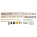 Decal Set for Oliver 1750 Gas Vinyl - Quality Farm Supply