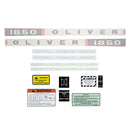 Decal Set for Oliver 1850 Gas Vinyl - Quality Farm Supply