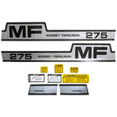 Decal Set for Massey Ferguson 275 - Quality Farm Supply