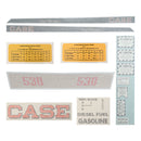 Decal Set for Case 530 Tripl-Range Gas - Quality Farm Supply