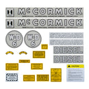 Decal Set for International / Farmall WD-6 1945-1952 Mylar - "McCORMICK" - Quality Farm Supply