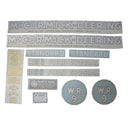 Decal Set for International / Farmall WR-9 Mylar - "McCORMICK-DEERING" - Quality Farm Supply