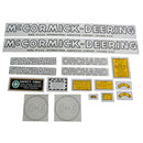 Decal Set for International / Farmall O-6 Mylar - "McCORMICK-DEERING" - Quality Farm Supply