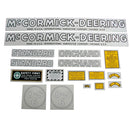 Decal Set for International / Farmall OS-6 Mylar - "McCORMICK-DEERING" - Quality Farm Supply