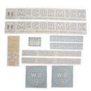 Decal Set for International / Farmall WR-9 Vinyl - "IH McCORMICK" - Quality Farm Supply