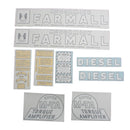 Decal Set for International / Farmall Super MTA Diesel Vinyl - Quality Farm Supply