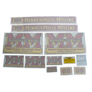 Decal Set for Minneapolis Moline GB w/ Wide Fenders Vinyl - Quality Farm Supply
