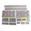 Decal Set for Minneapolis Moline GB Diesel w/ Wide Fenders Vinyl - Quality Farm Supply