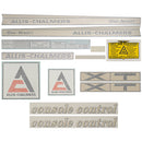Decal Set for Allis Chalmers 190XT "One-Ninety XT" Spelled Out - Quality Farm Supply