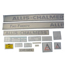 Decal Set for Allis Chalmers 220 "Two-Twenty" Spelled Out - Quality Farm Supply