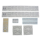Decal Set for International / Farmall Super W-9 "International" Vinyl - Quality Farm Supply