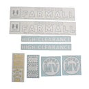 Decal Set for International / Farmall Super MV - Quality Farm Supply