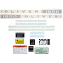 Decal Set for Oliver 1800 Diesel Vinyl - Quality Farm Supply