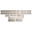 Decal Set for Minneapolis Moline M602 50" Hood Decal Vinyl - 50" Hood Decal - Quality Farm Supply