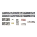 Decal Set for Minneapolis Moline M602 46" Hood Decal - Quality Farm Supply