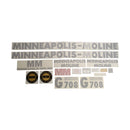 Decal Set for Minneapolis Moline G708 Vinyl - Quality Farm Supply