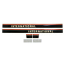 Decal Set for International / Farmall 884 Utility Mylar - Red & Black (53 1/2") - Hood Only - Quality Farm Supply