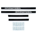 Decal Set for International / Farmall 986 w/ Cab Mylar - Black & White - Hood & Cab Decals - Quality Farm Supply