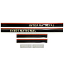 Decal Set for International / Farmall 986 w/ Cab Mylar - Red & Beige - Hood & Cab Decals - Quality Farm Supply