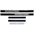 Decal Set for International / Farmall 1086 w/ Cab Mylar - Black & White - Hood & Cab Decals - Quality Farm Supply