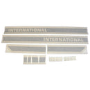Decal Set for International / Farmall 1586 Vinyl - Black & Beige - Hood & Cab Decals - Quality Farm Supply