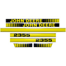 Decal Set for John Deere 2355 Mylar - Hood Only - Quality Farm Supply