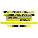 Decal Set for John Deere 2555 Mylar - Hood Only - Quality Farm Supply