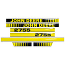 Decal Set for John Deere 2755 Mylar - Hood Only - Quality Farm Supply