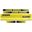 Decal Set for John Deere 2955 Mylar - Hood Only - Quality Farm Supply