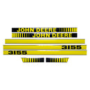 Decal Set for John Deere 3155 Mylar - Hood Only - Quality Farm Supply