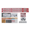 Decal Set for Massey Ferguson 35 Special Mylar - Quality Farm Supply