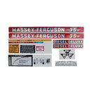 Decal Set for Massey Ferguson 35 Diesel Deluxe Mylar - Quality Farm Supply