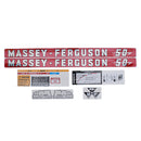 Decal Set for Massey Ferguson 50 Mylar - Quality Farm Supply