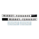 Decal Set for Massey Ferguson 204 Mylar - Hood Only - Quality Farm Supply