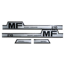 Decal Set for Massey Ferguson 210 Mylar - Hood Only - Quality Farm Supply