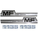 Decal Set for Massey Ferguson 1135 Mylar - Hood Only - Quality Farm Supply