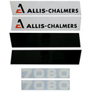 Decal Set for Allis Chalmers 7080 Maroon Chassis - Quality Farm Supply