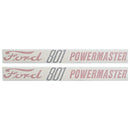Decal Set for Ford 801 Powermaster - Quality Farm Supply