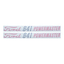 Decal Set for Ford 801 Ford 841 Powermaster - Quality Farm Supply