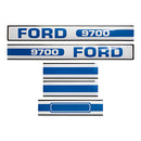 Decal Set for Ford 9700 Mylar - Hood Only - Quality Farm Supply