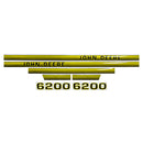 Decal Set for John Deere 6200 Mylar - Hood Only - Quality Farm Supply