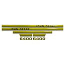 Decal Set for John Deere 6400 Mylar - Hood Only - Quality Farm Supply
