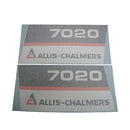 Decal Set for Allis Chalmers 7020 Black Chassis - Quality Farm Supply