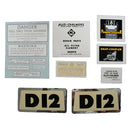 Chassis Decal Set for Allis Chalmers D12 Vinyl - Quality Farm Supply