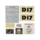 Chassis Decal Set for Allis Chalmers D17 Vinyl - Quality Farm Supply