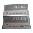 Decal Set for Allis Chalmers 7010 Black Chassis - Quality Farm Supply