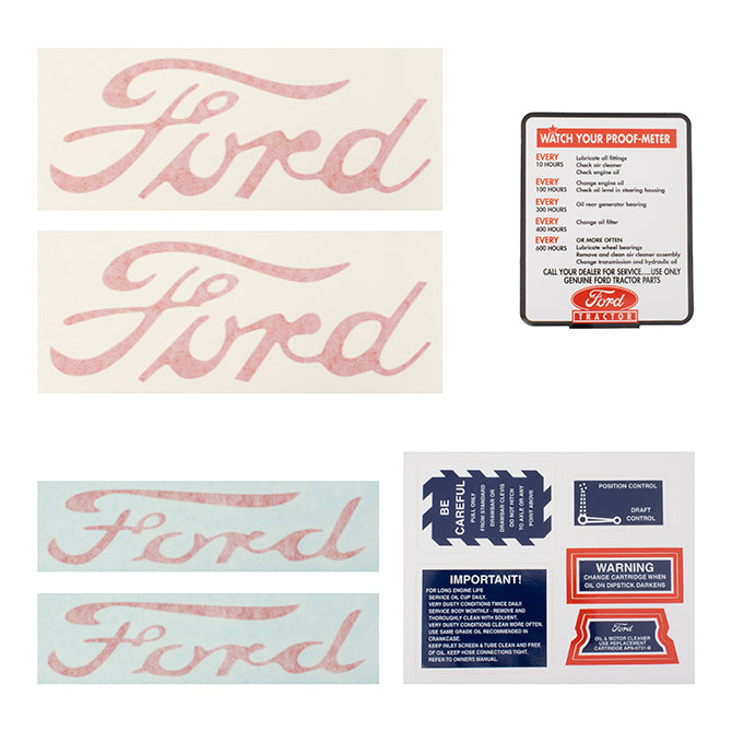 Decal Set for Ford NAA / Jubilee NAA / Jubilee - Quality Farm Supply